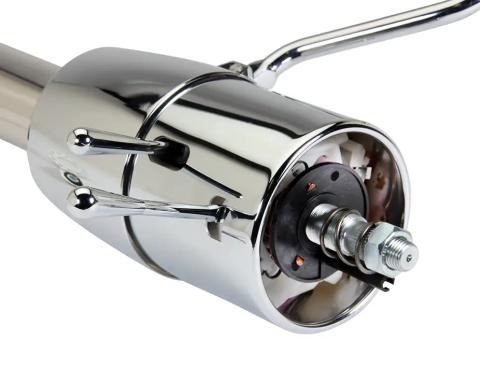 Classic Performance CPP Premium Deluxe Tilt Column for CPP Premium 1957 Tri-Five Floor Shift, Chrome DC-57-SC