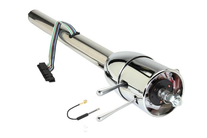 Classic Performance CPP Premium Deluxe Tilt Column for CPP Premium 1955-56 Tri-Five Column Shift, Chrome DC-5556-FC