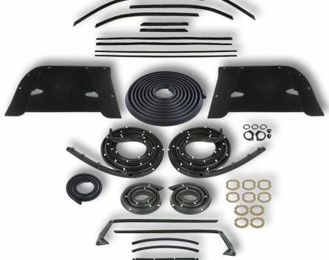 SoffSeal Complete Weatherstrip Kit for 1958 Chevrolet Impala, Fits 2-Door Hard Tops SS-KIT205