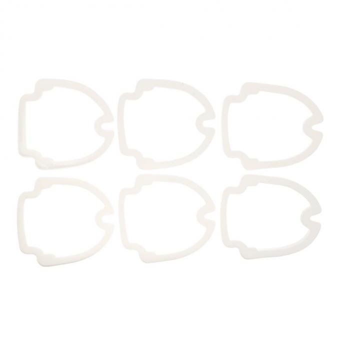 SoffSeal Tail Light Lens Gaskets 6 Pc for 68 Chevy Impala Caprice Bel Air, 2Dr Sedan, Set SS-2383