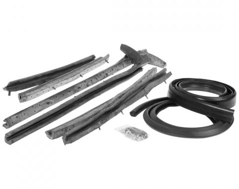 SoffSeal Vinyl Convertible Top Weatherstrip Kit 1955-57 Chevy Bel Air/Pontiac Starchief SS-1030U