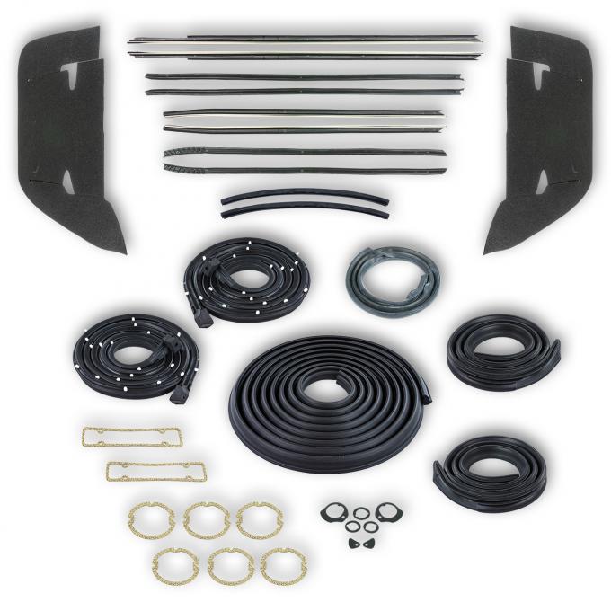 SoffSeal Complete Weatherstrip Kit for 1961 Chevrolet Impala, Fits 2-Door Hard Tops SS-KIT209