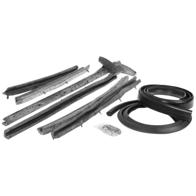 SoffSeal Vinyl Convertible Top Weatherstrip Kit 1955-57 Chevy Bel Air/Pontiac Starchief SS-1030U