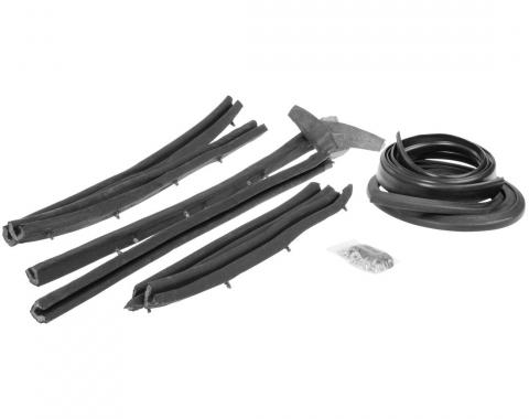 SoffSeal Cloth Convertible Top Weatherstrip Kit 1955-57 Chevy Bel Air & Pontiac Starchief SS-1030C
