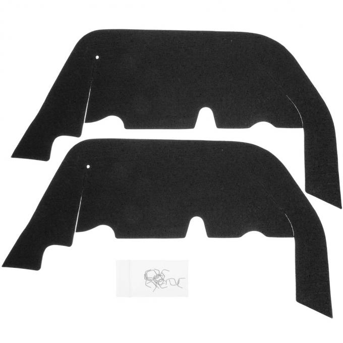 SoffSeal A-Arm Seals w/ Staples 1966 Chevy Bel Air Impala, Hardtops Convertibles, Pair SS-2325