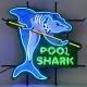 Neonetics Standard Size Neon Signs, Pool Shark Neon Sign with Backing