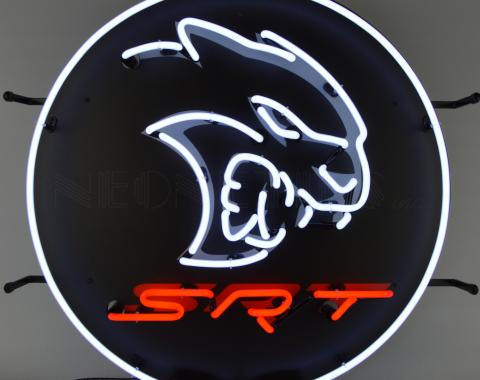 Neonetics Standard Size Neon Signs, Dodge Hellcat Srt Neon Sign