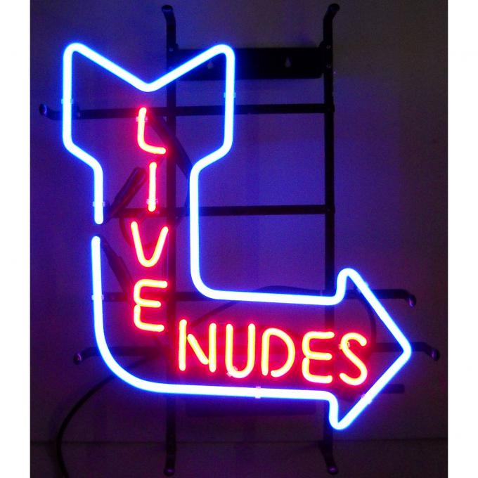 Neonetics Standard Size Neon Signs, Live Nudes Neon Sign