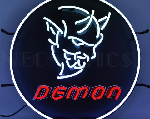 Neonetics Standard Size Neon Signs, Dodge Demon Neon Sign