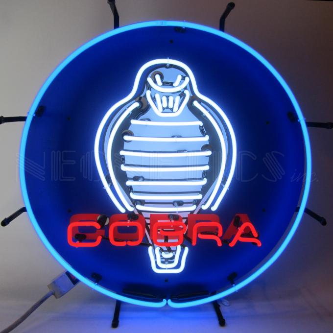 Neonetics Standard Size Neon Signs, Ford Cobra Neon Sign with Backing