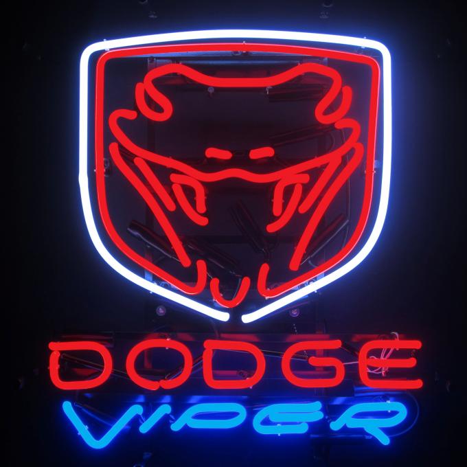 Neonetics Standard Size Neon Signs, Dodge Viper Neon Sign