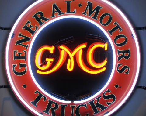 Neonetics Standard Size Neon Signs, Gmc Trucks Neon Sign with Backing