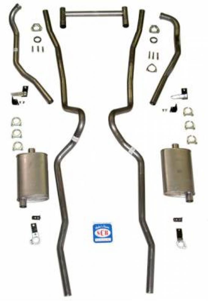 1955 - 1957 Chevrolet Full Size Exhaust System