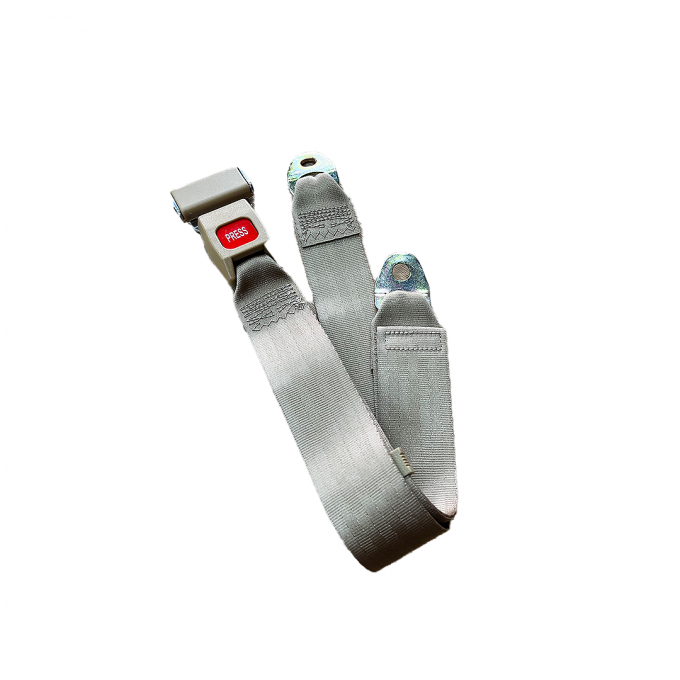 Seatbelt Solutions Universal Lap Belt 60" with Plastic Push Button