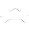 AMD Headlamp Bezel Retainer Spring Set, 4pcs, LH or RH, 47-55 Chevy GMC Truck Suburban X145-4047-2S