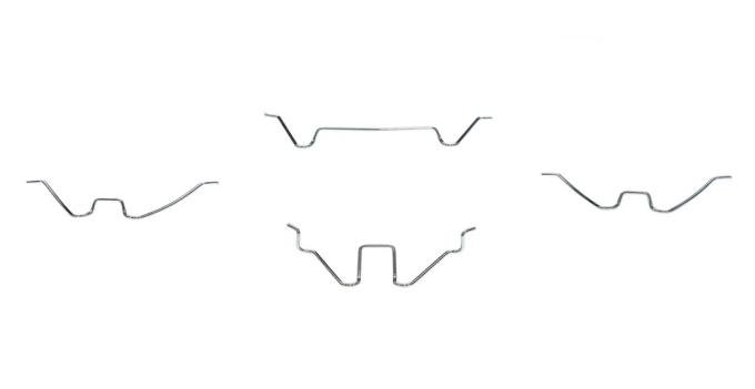 AMD Headlamp Bezel Retainer Spring Set, 4pcs, LH or RH, 47-55 Chevy GMC Truck Suburban X145-4047-2S