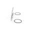 AMD Headlamp Bezel Kit, Stainless, 47-55 Chevy GMC Truck Suburban X145-4047-S
