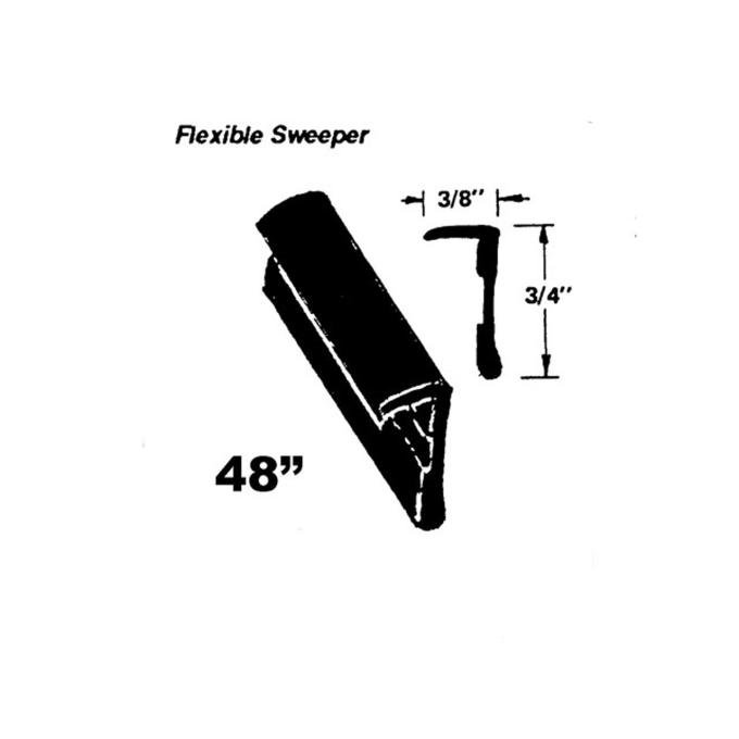 Metro Moulded Parts Flexible Sweeper. Made of Rubber WC 23-48