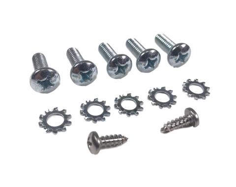 Redline Restomotive® 1955-1957 Chevy Trunk Latch Screw Set