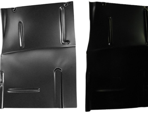 Redline Restomotive® 1973-1991 Chevy Truck Left and Right Side Cab Floor with Backing Plate