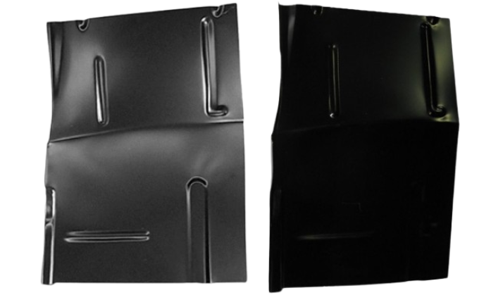 Redline Restomotive® 1973-1991 Chevy Truck Left and Right Side Cab Floor with Backing Plate