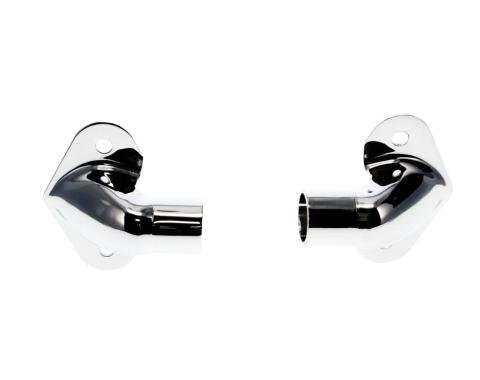 AMD Tailgate Hinges, Chrome, Pair, 47-53 Chevy GMC Pickup X927-4047-1CP