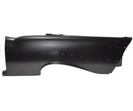 Golden Star 1957 Chevy 2 Door Hardtop Quarter Panel With Bel Air Trim Holes Left Hand QP13-57LOE