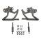 Golden Star 1962 Chevy Impala Hood Hinge Set (Left Hand & Right Hand) Billet Aluminum (POLISHED) HO13-62HPA
