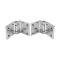 Golden Star 1955-1957 Chevy 2 & 4 DOOR STATION WAGON HINGE (POLISHED ALUMINUM) PAIR TG13-55HPA