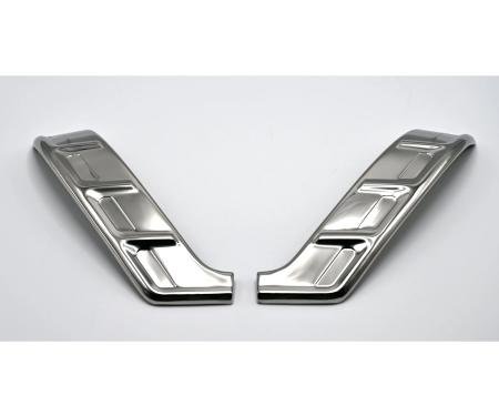 Golden Star 1956 CHEVY CONVERTIBLE & 2 DOOR HARDTOP UPPER PAINT DIVIDER, PAIR, WITH BLACK INSERTS QP13-56UPD