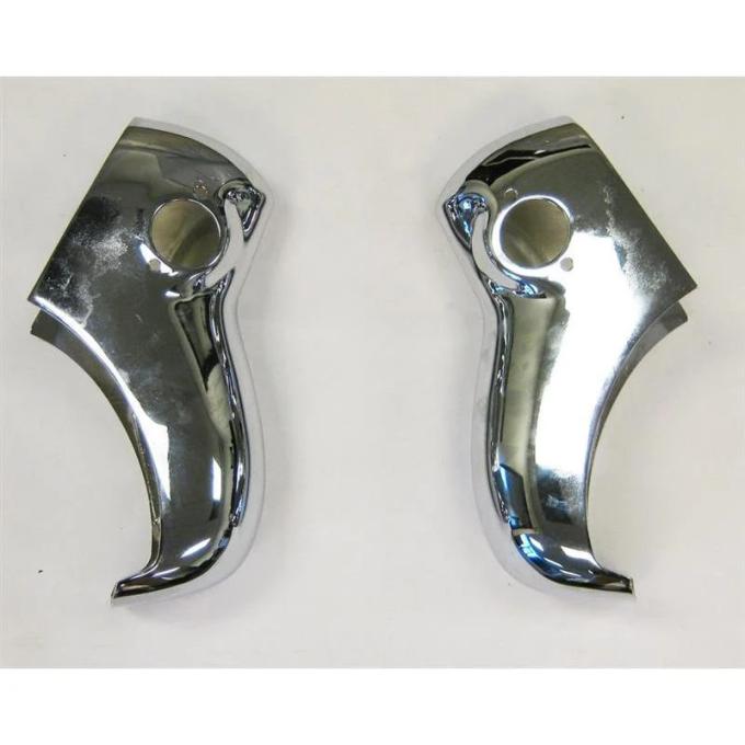Golden Star 1955 Chevy Bumper Rear Bumper Guard Set Pair BU13-55GR