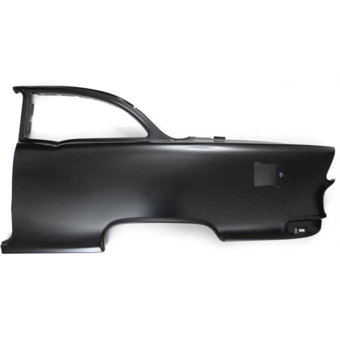 Golden Star 1955 Chevy Sedan Quarter Panel With Window Frame Skin No Trim Holes Left Hand QP13-552LOE