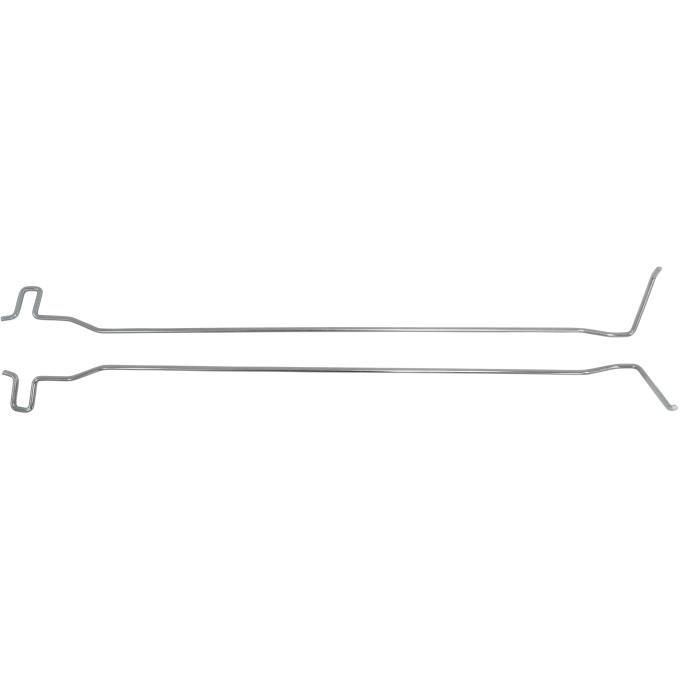 Golden Star 1955-1957 Chevy Hardtop/Convertible Trunk Hinge Torsion Rods Pair TL13-55TR