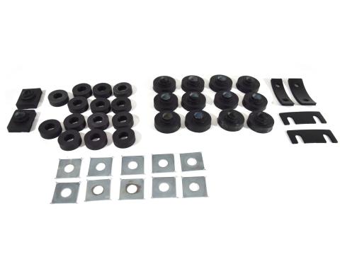 Golden Star 1955-1957 Chevy Sedan / Station Wagon Rubber Body Mount Set BB13-55