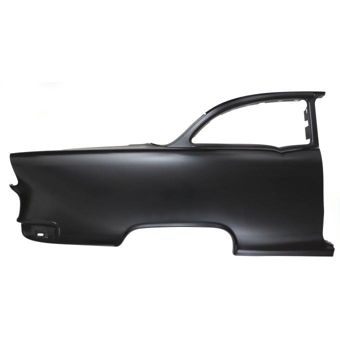Golden Star 1955 Chevy Sedan Quarter Panel With Window Frame Skin No Trim Holes Right Hand QP13-552ROE