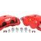 Classic Performance Front and Rear Big Disc Brake Kit with Red Calipers - 5 Lug, 10/12 Bolt Rear End 5557FRBK-BB-1012-R