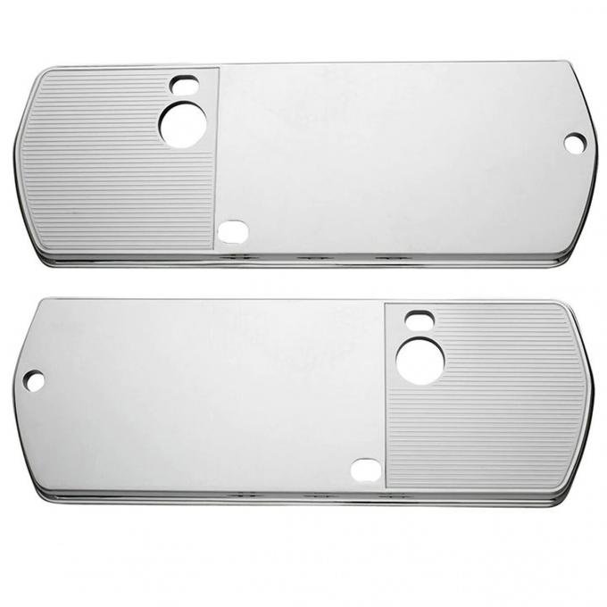 Chevelle Armrest Plates, Chrome, 1968