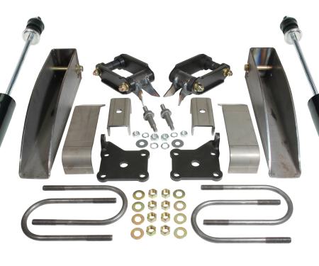 Classic Performance Leaf Spring & Pocket Kit for 1955-57 Chevy Full Size 2" Drop leaf Springs CPP5557CLSRK-D2
