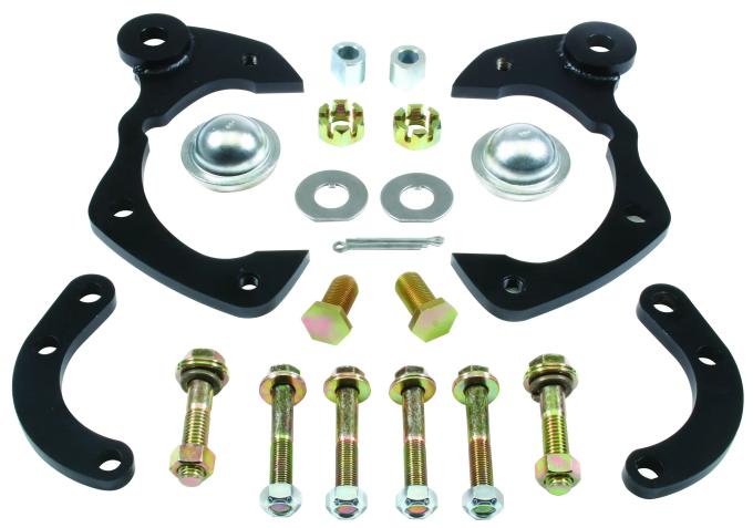 Classic Performance Disc Brake Bracket Kit - 5 lug, 5x4.75 Pattern Large Caliper Drum Spindles 5558DBK-L