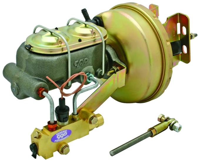 Classic Performance Complete Power Brake Booster Kit for 55-57 Chevy Full Size, 7" Dual 5557BB24-7D
