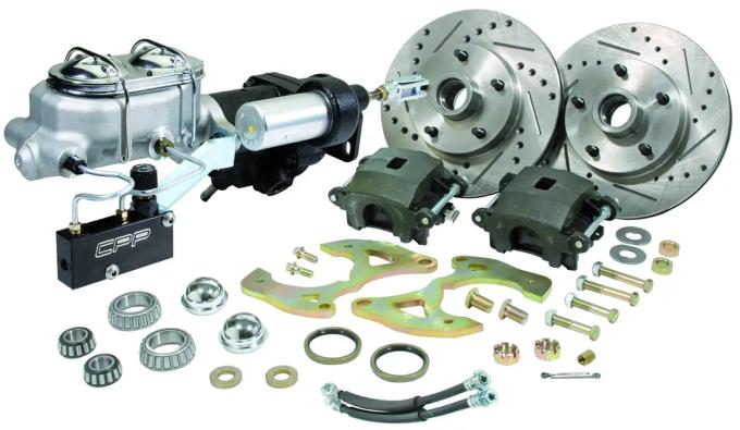 Classic Performance Complete Front Disc and HydraStop Kit for OEM Stock Spindles 5564CBKS-HS