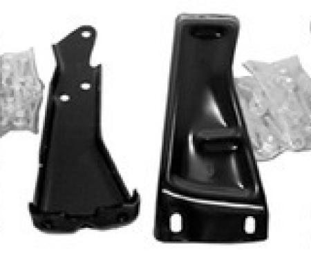 Key Parts '73-'80 Fleetside Complete Rear Bumper Bracket Kit 0850-023 B