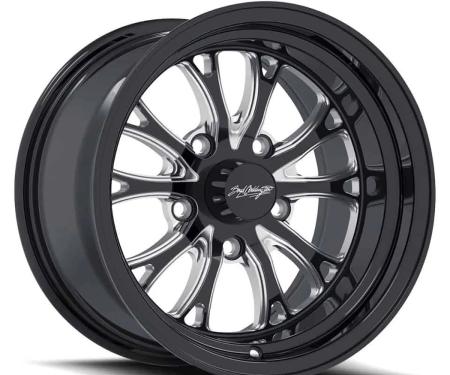 Boyd Coddington 17x4.5 Bristol Black / Milled Spokes 5x4.75 BS 1.75 BP BC3-74561175BM