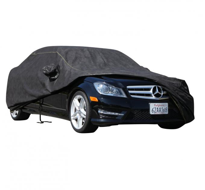 CHEVROLET IMPALA Waterproof Max Series Car Cover, Black with Mirror Pockets, 2000-2016