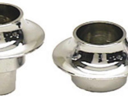 Classic Headquarters Inner Radio Knob Set-Mono (Chrome) W-231