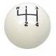 Classic Headquarters White 4 Speed Ball 3/8" W-183A