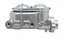 Chevy Dual Master Cylinder, With Power Disc Brakes, Chrome