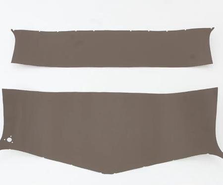 Montco Inc / Repops Interior Headliner Kit, Brown, 2pc, 50-53 Chevy GMC Pickup Truck R-CT171