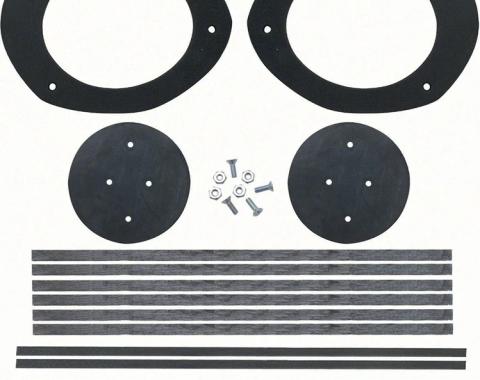 AMD Dash Air Duct Seal Set, For LH and RH Side with Astro Ventilation, 68 Camaro Firebird; 65-68 Fullsize Chevy Car K-K226