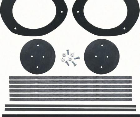 AMD Dash Air Duct Seal Set, For LH and RH Side with Astro Ventilation, 68 Camaro Firebird; 65-68 Fullsize Chevy Car K-K226